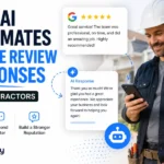 How AI Automates Google Review Responses for Contractors